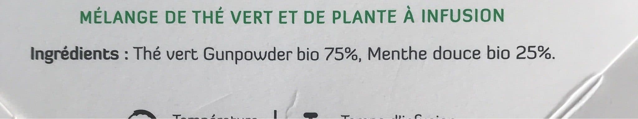 Pagès Thé vert menthe packshot