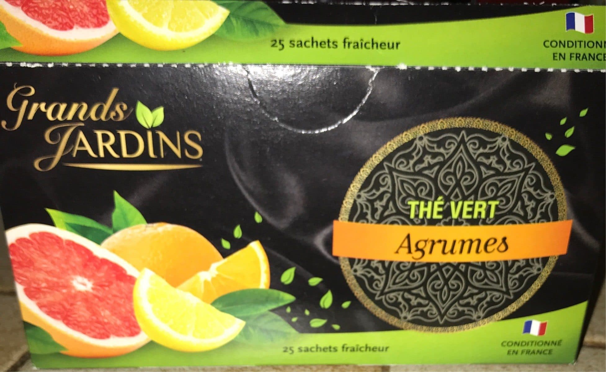 Open Food Facts Thé vert aux agrumes packshot