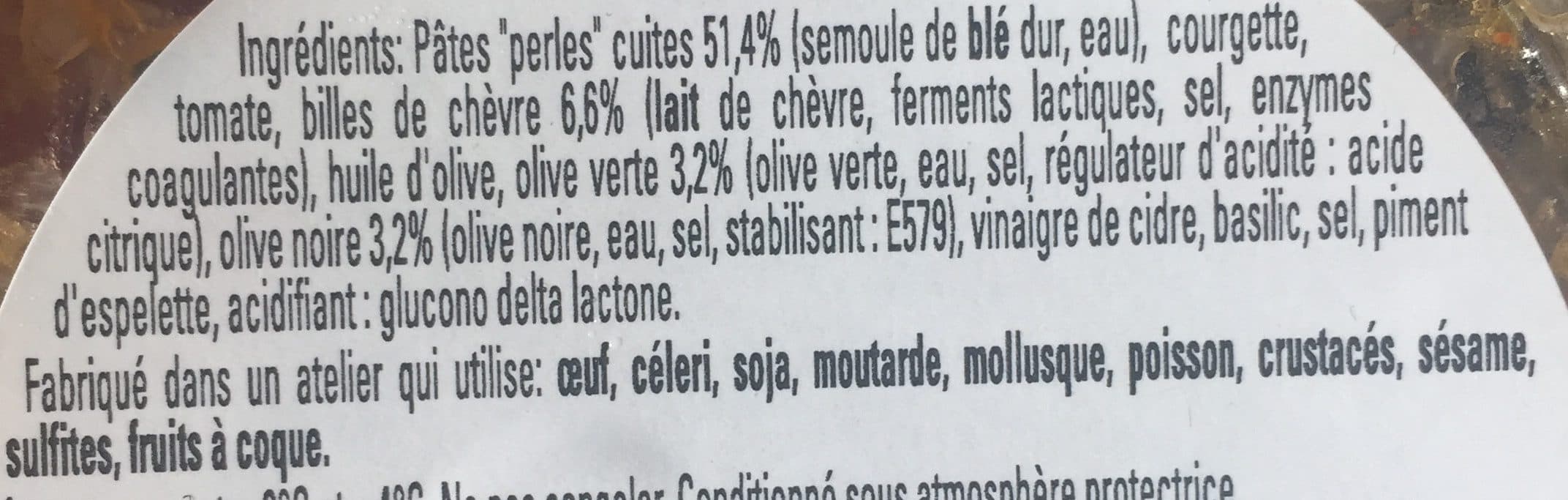 Brindelices Salade de perles a la basquaise billes de chevres packshot