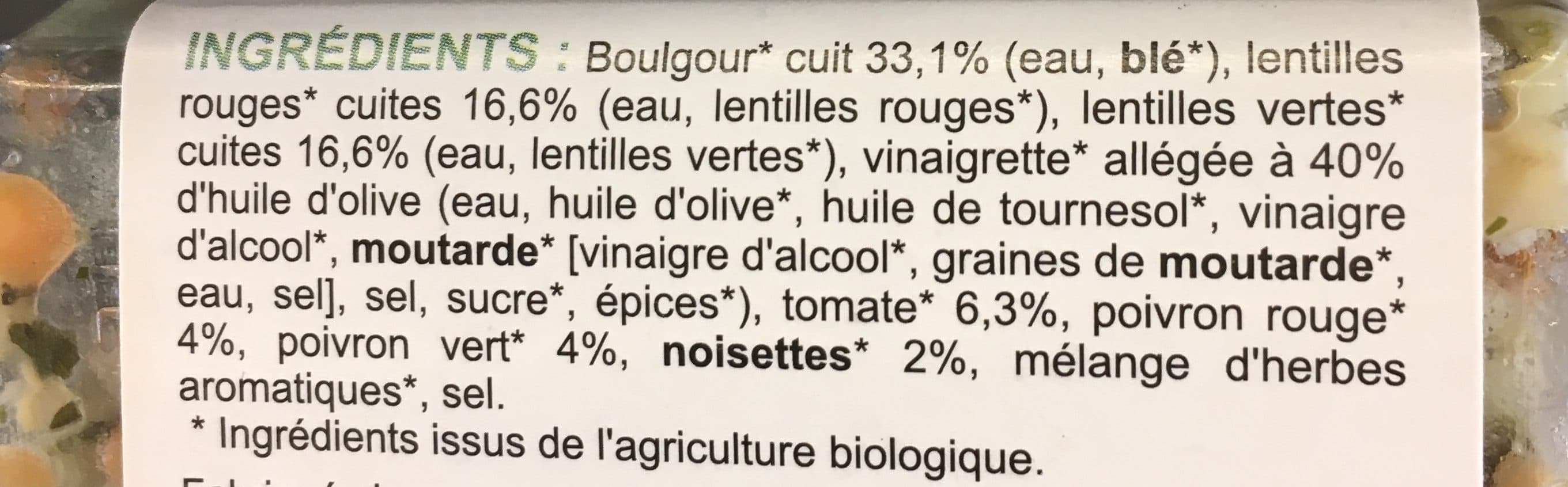 Brindelices Boulgour Lentilles Vertes Et Corails packshot