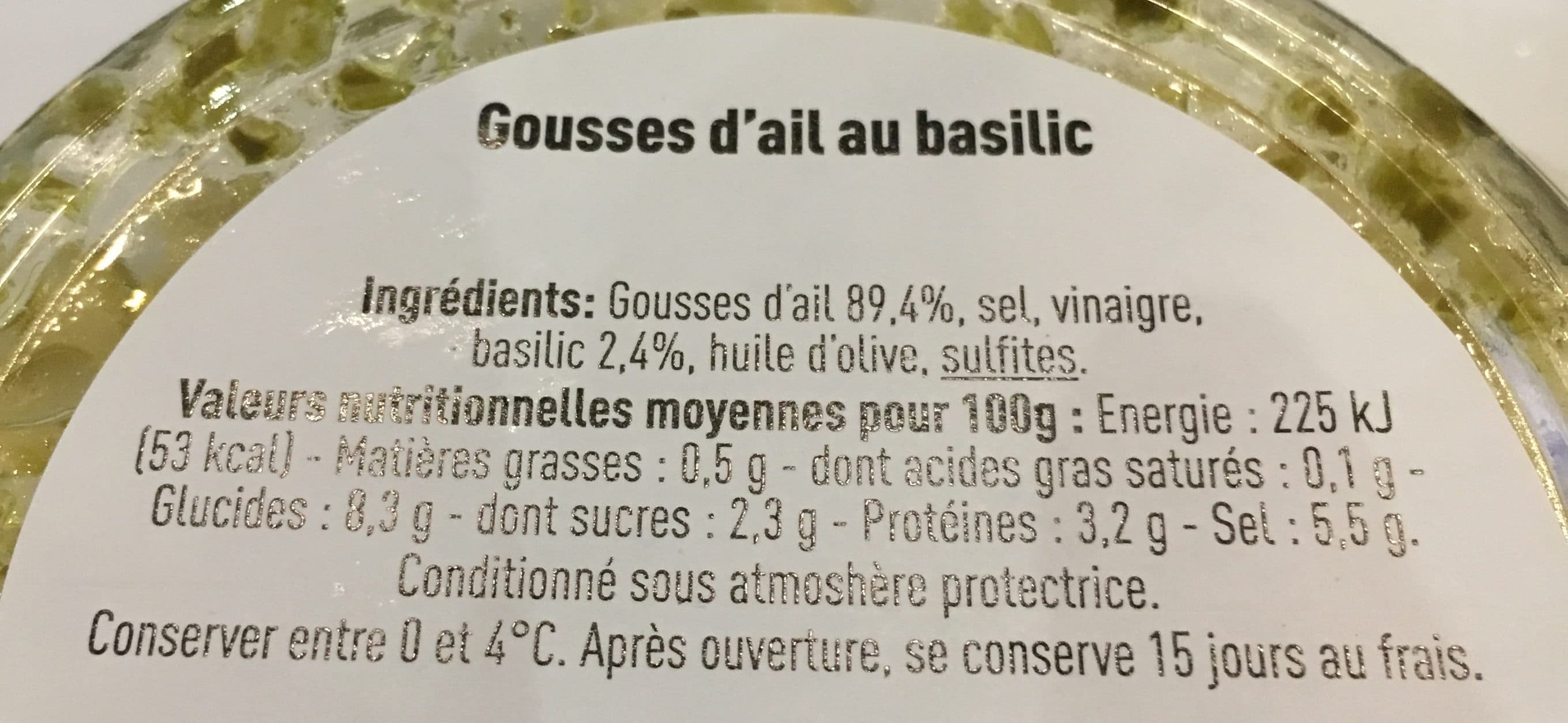 Père Olive Gousses d'ail packshot