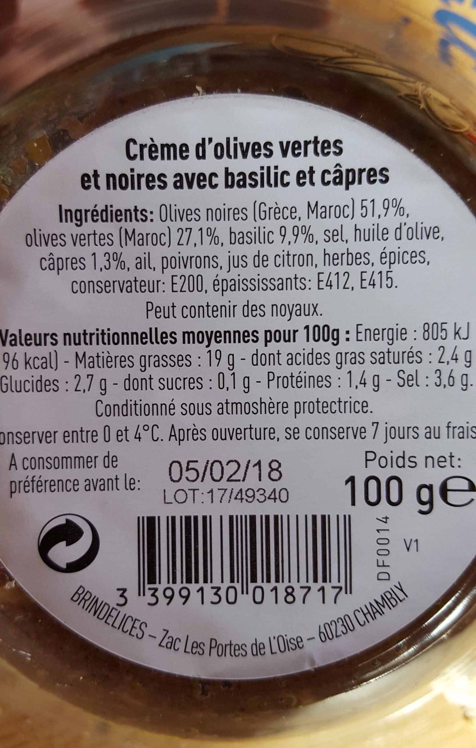 pere olive Tapenade noire packshot