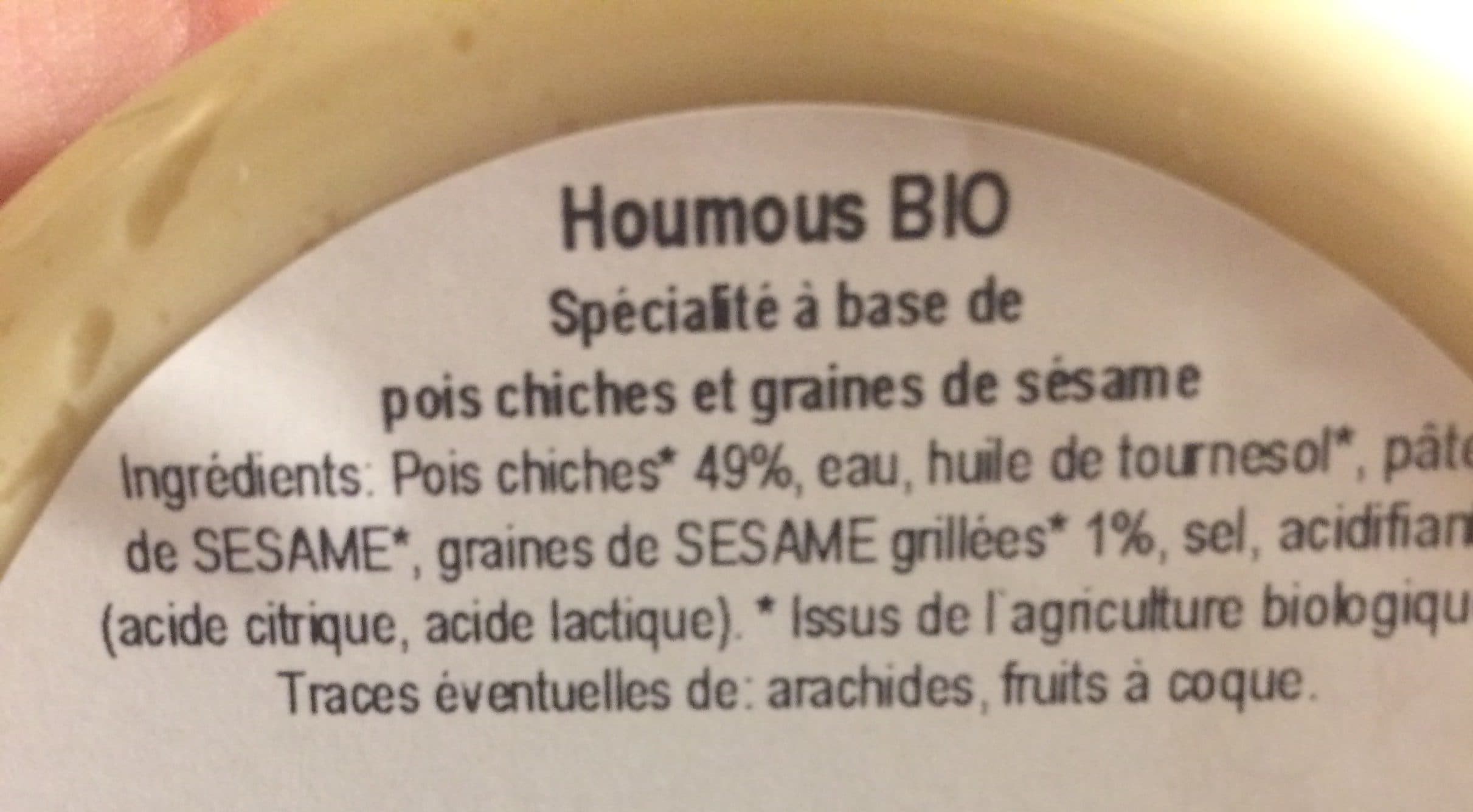 Père olive Houmous bio packshot