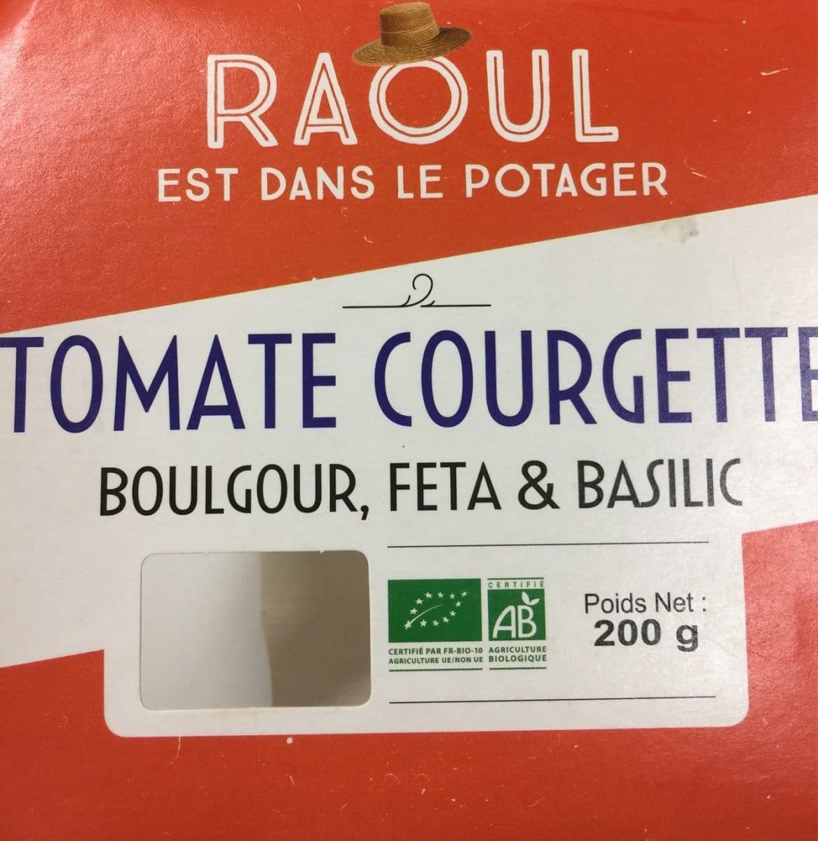 Open Food Facts Tomate Courgette Boulgout, Feta et Basilic packshot