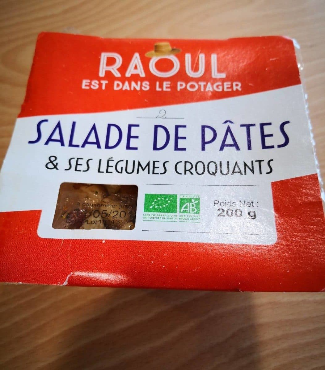 Open Food Facts Salade de pâtes et légumes croquants packshot