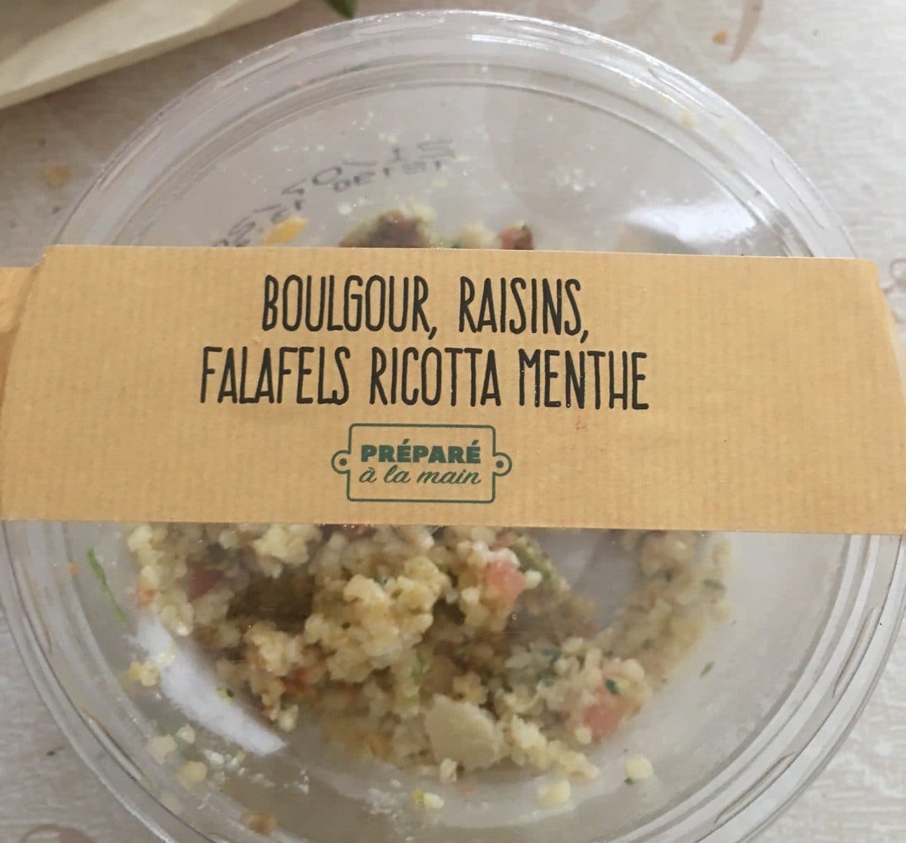 Open Food Facts Boulgour, raisins, falafels ricotta menthe packshot