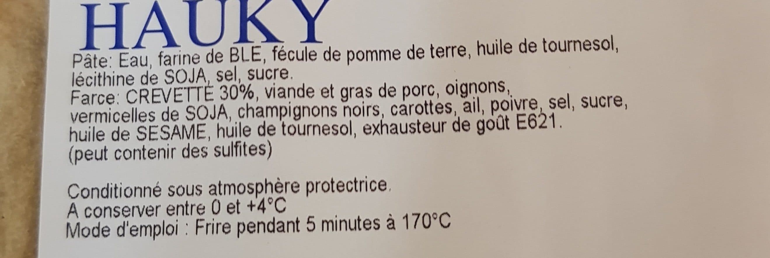 hauky Nem a la crevette packshot