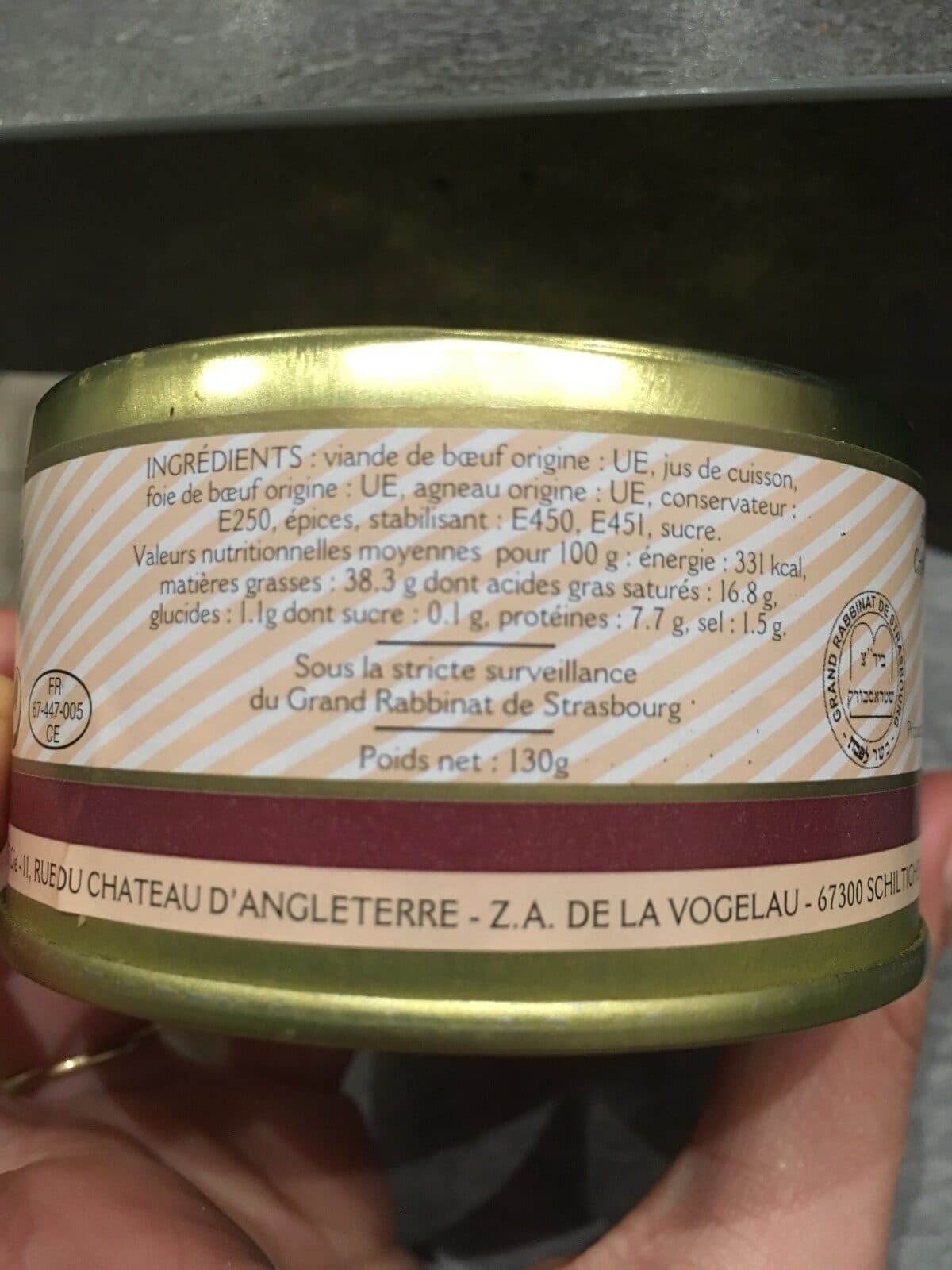 Connétable Paté Kadimah - 130 G - CLP packshot