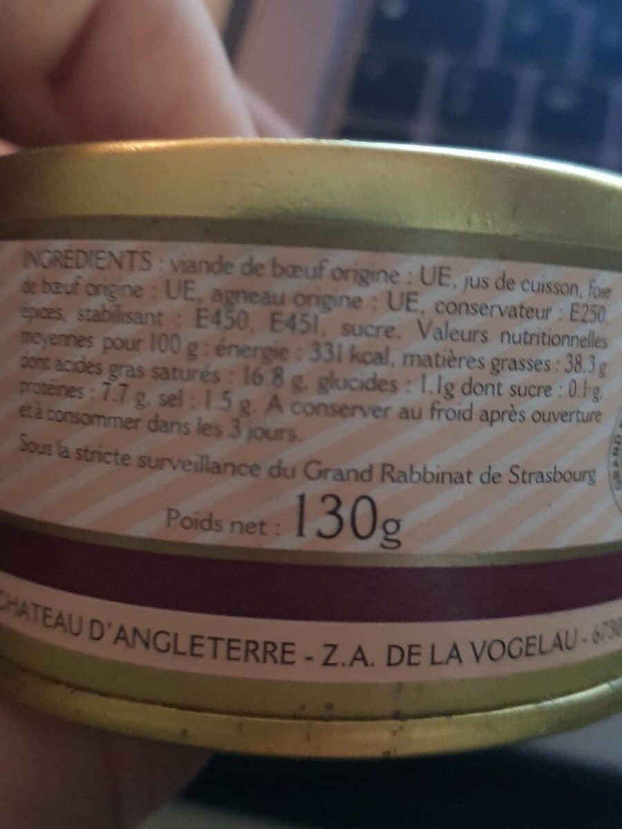 Connétable Paté Kadimah - 130 G - CLP packshot