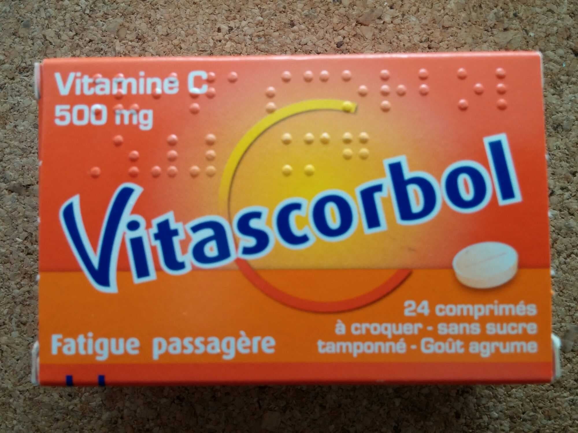 Cooper Cooperation Pharmaceutique Française Vitascorbol Vitamine C sans sucre tamponné 500 mg packshot