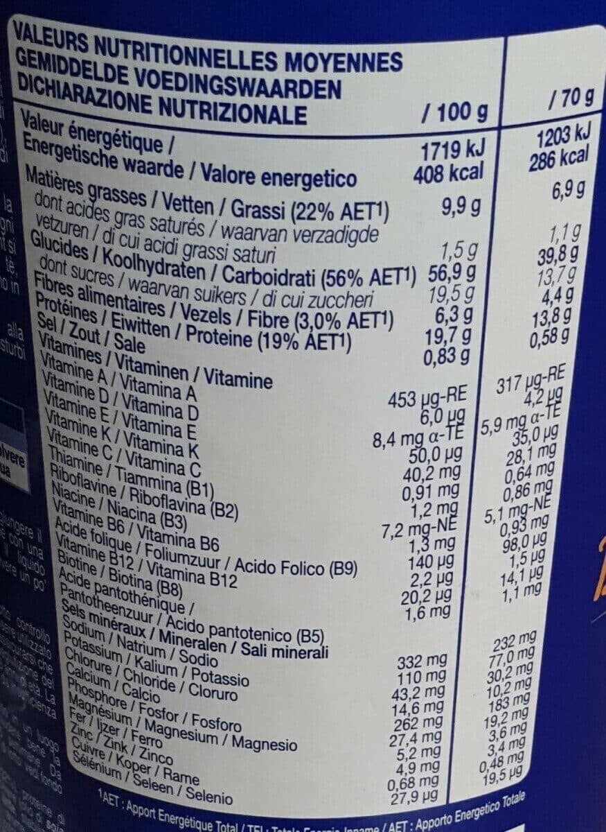 Delical poudre instant cereal - arôme biscuité packshot