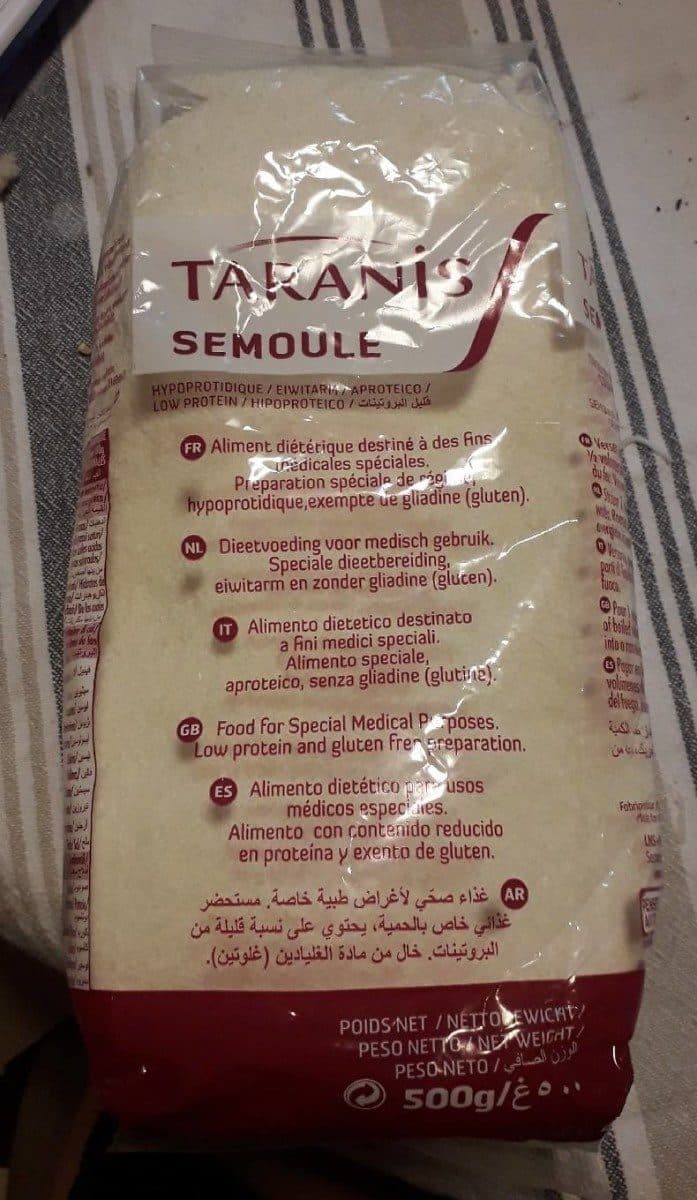 Open Food Facts Semoule packshot