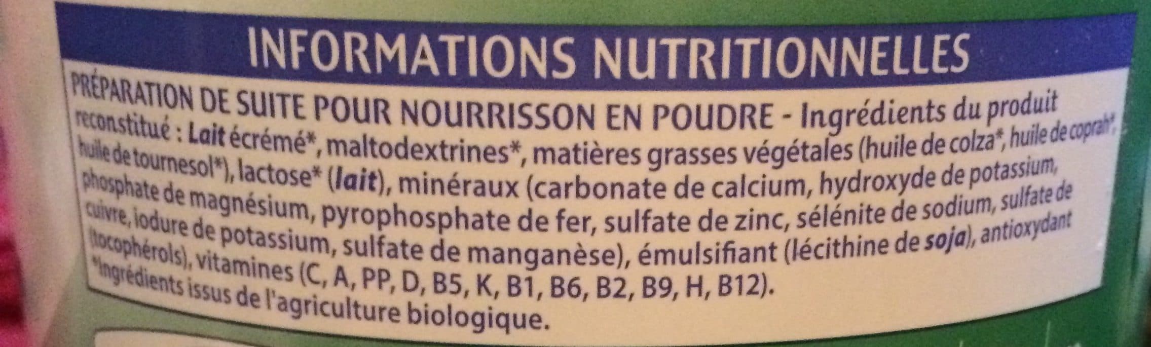 Picot Picot Bio 2ème âge packshot