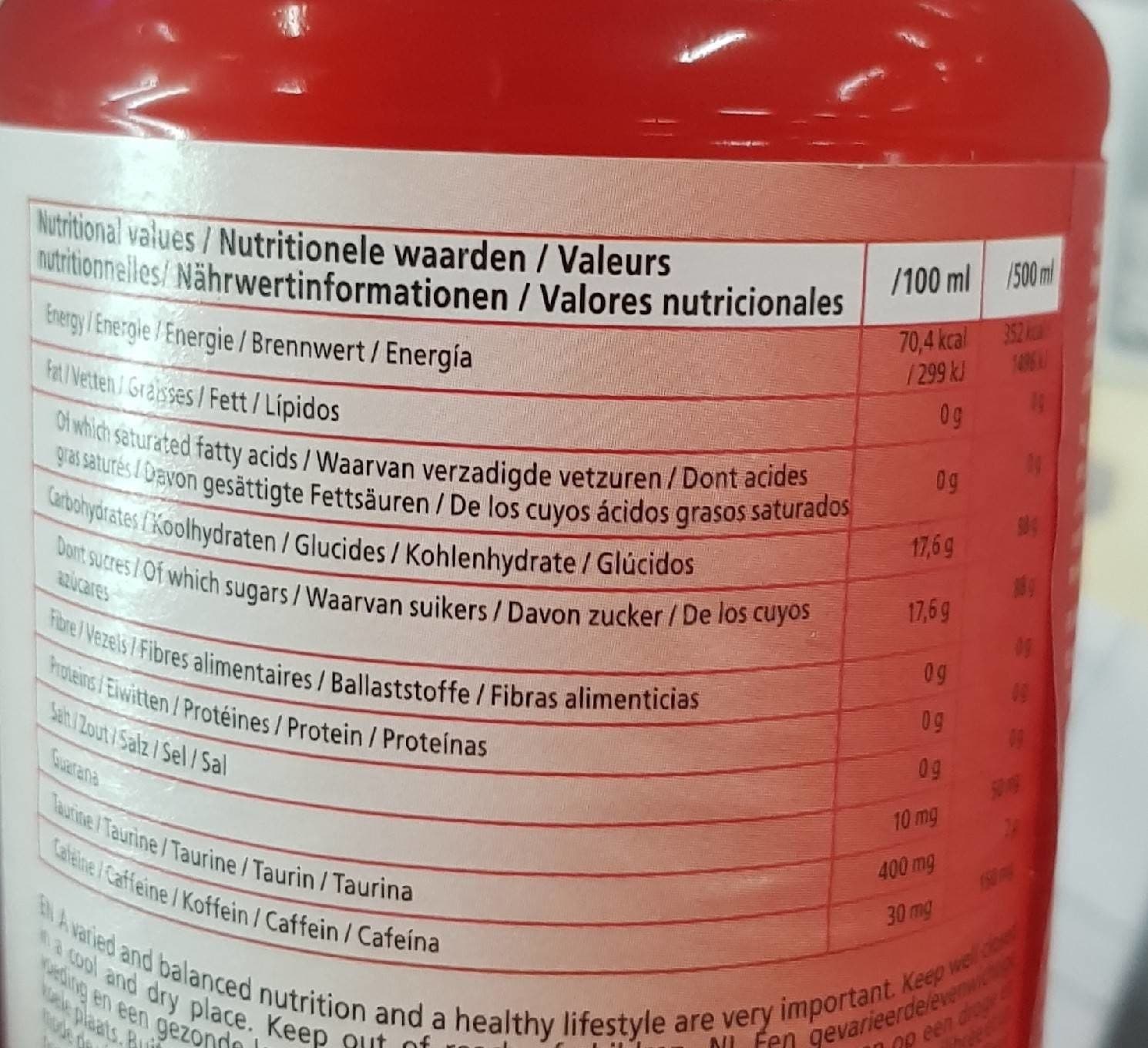 performance sports nutrition P. e. p Punc packshot