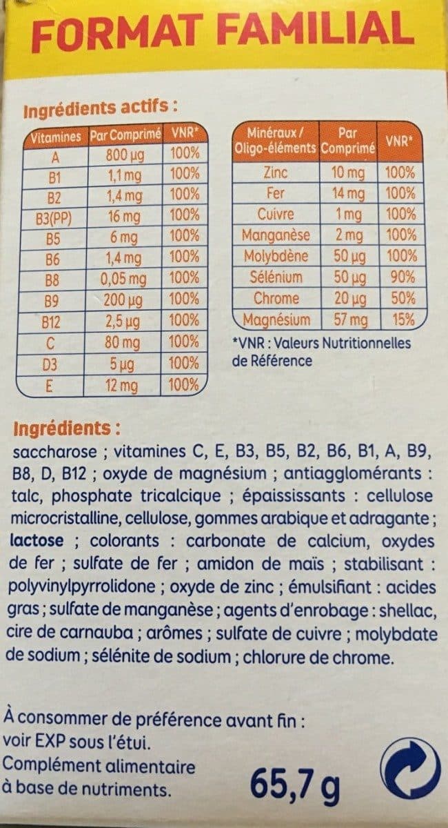 Open Food Facts Alvityl 90 Comprimés packshot