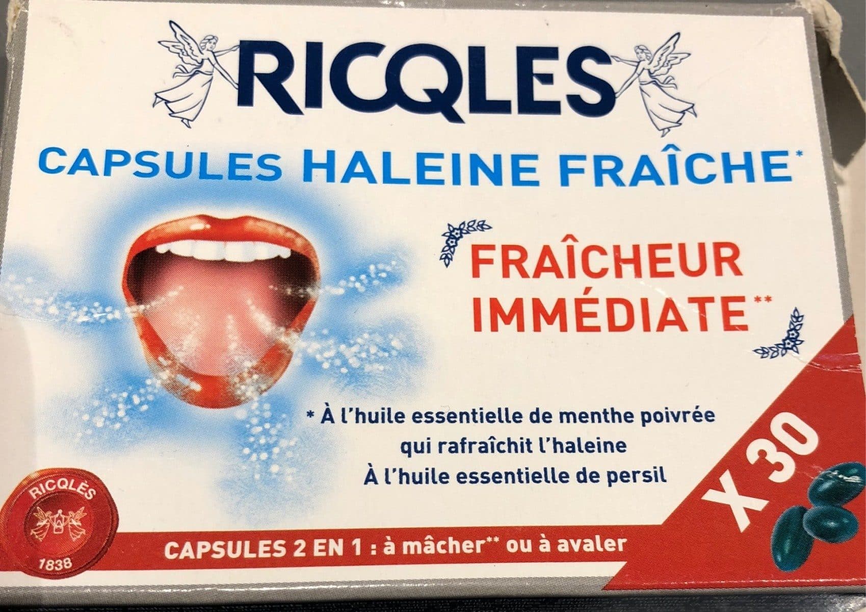 Ricqles Capsules Haleine Fraîche packshot