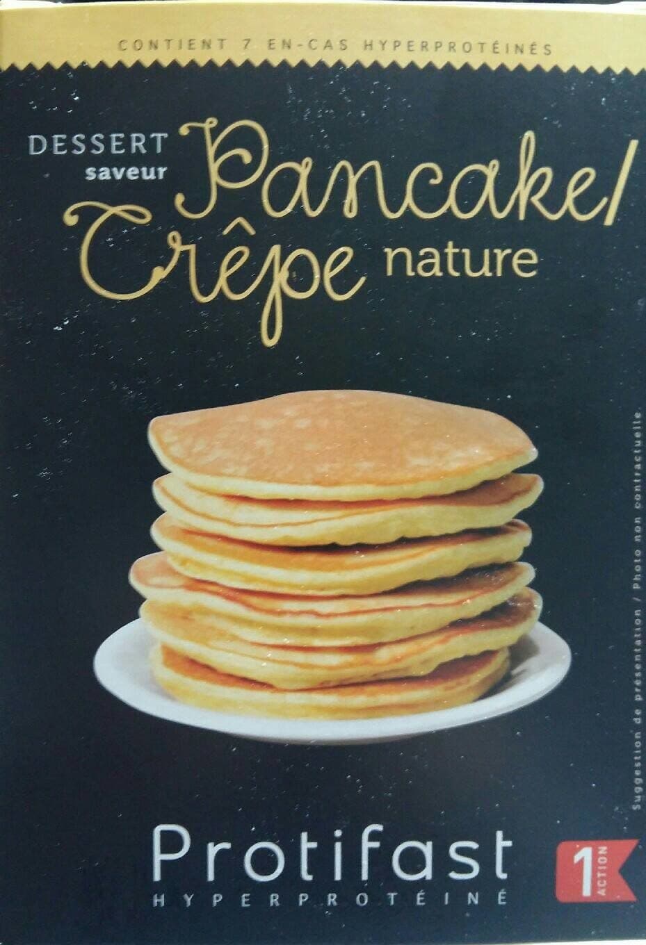 Protifast Protifast Pancake / Crêpe Nature 7 Sachets (breakfast) packshot
