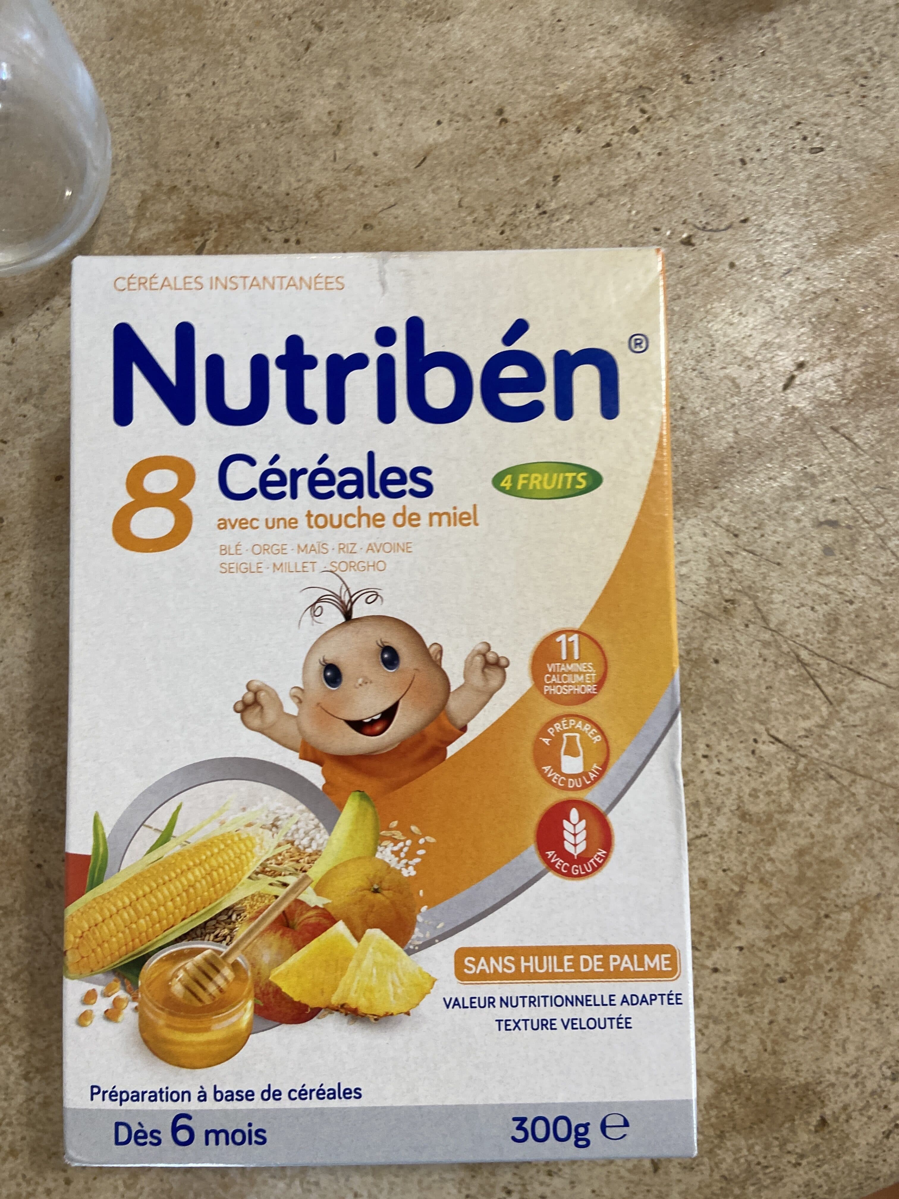 Nutriben Nutriben 8 Cereales Miel Aux 4 Fruits packshot
