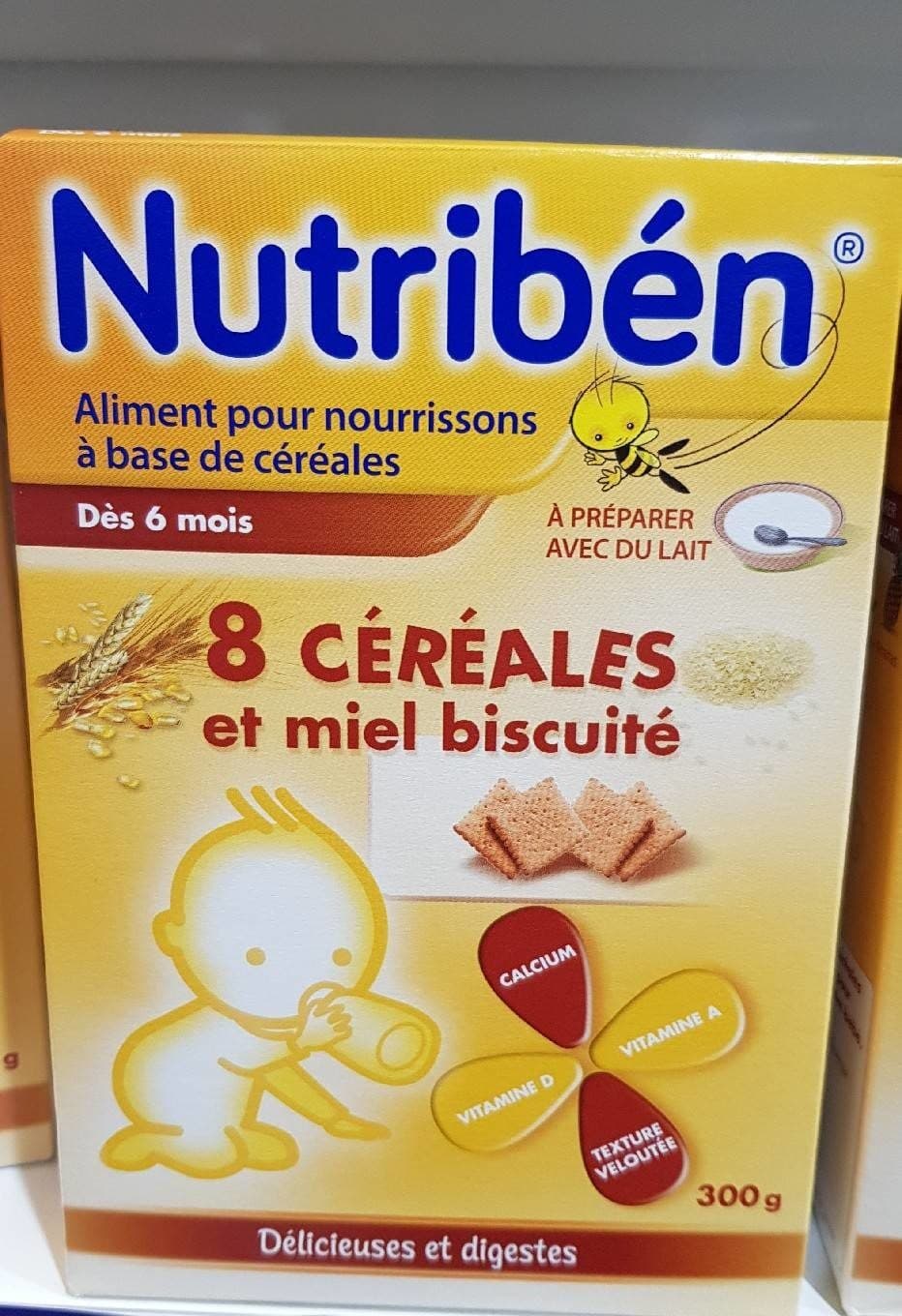 Nutriben Nutriben 8 Cereales Miel Et Biscuits packshot