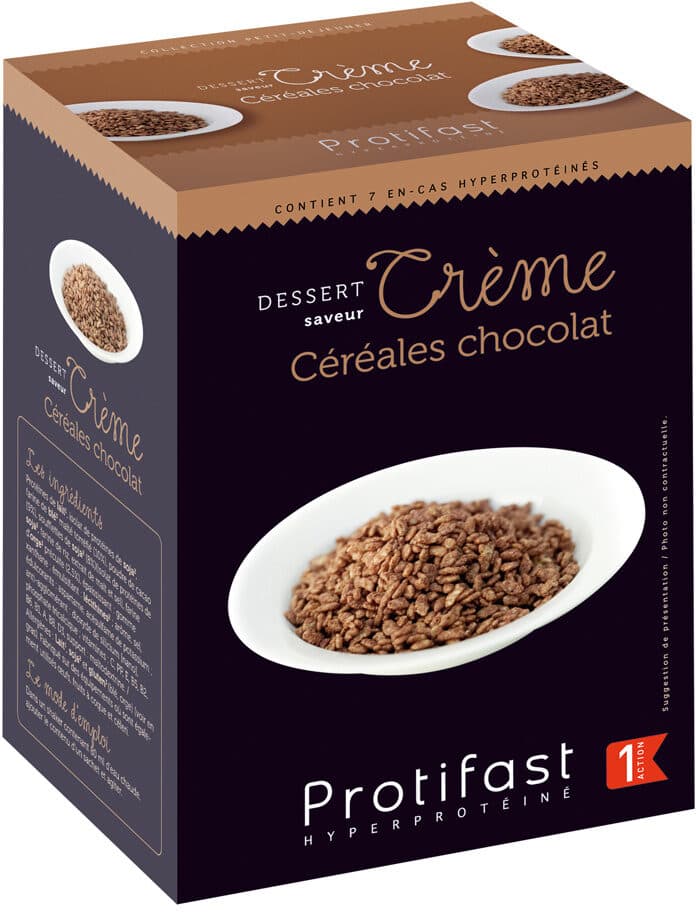 Protifast Protifast Creme Cereales Chocolat 7 Sachets (breakfast) packshot