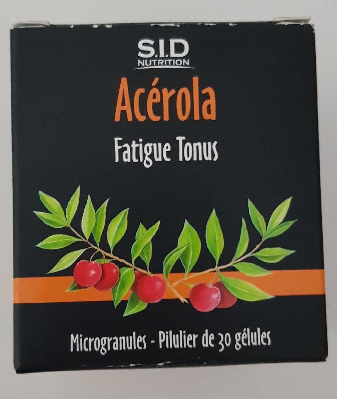 Sid Nutrition Sid Nutrition Acerola Fatigue Tonus 30 Gélules packshot