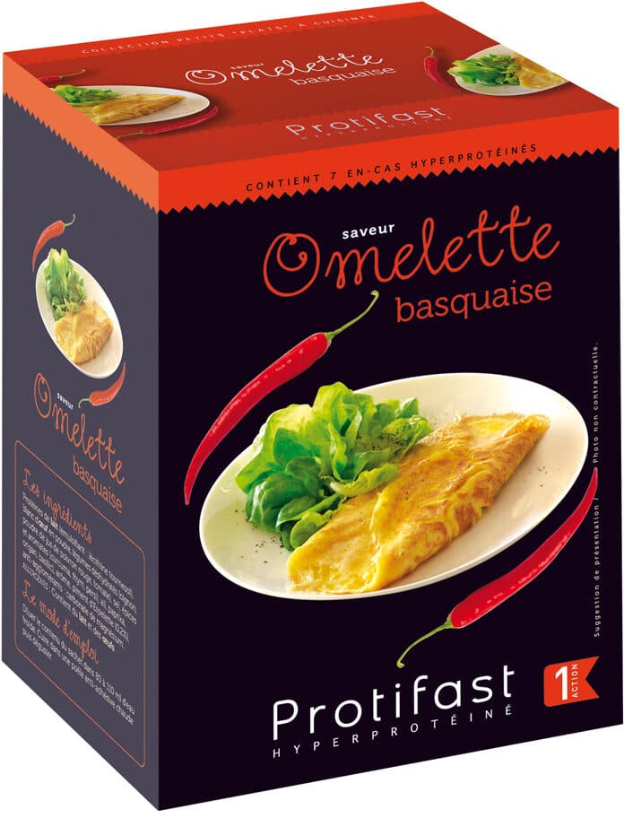 Protifast Protifast Omelette Basquaise 7 Sachets (preparation) packshot