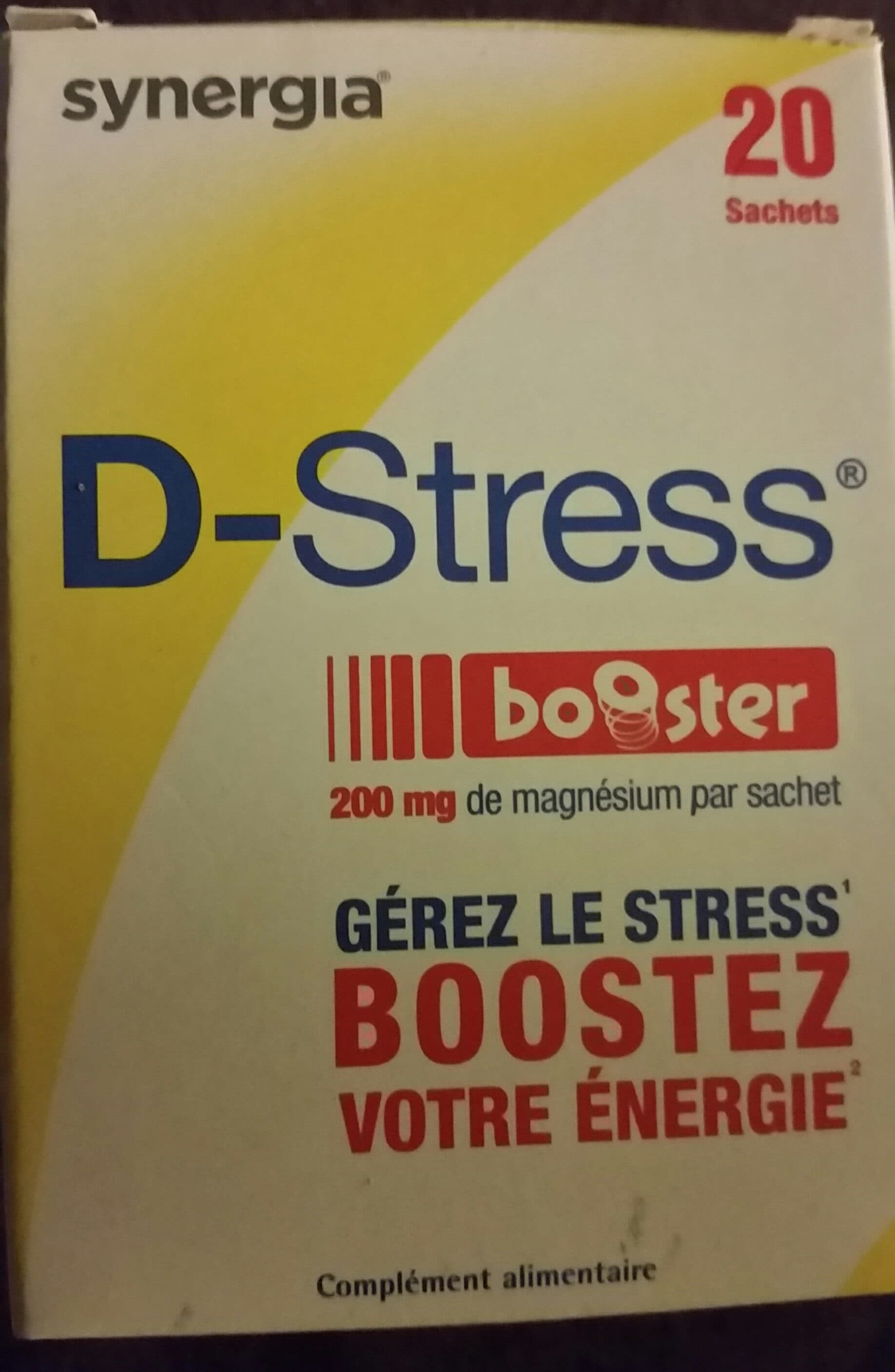 Synergia D-stress Booster - 20 Sachets - Synergia packshot