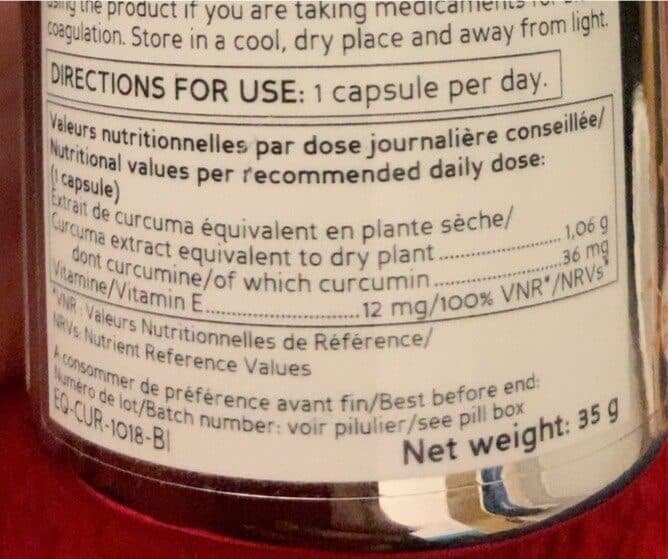 Open Food Facts Biocyte Curcumin X185 - 30 Capsules packshot