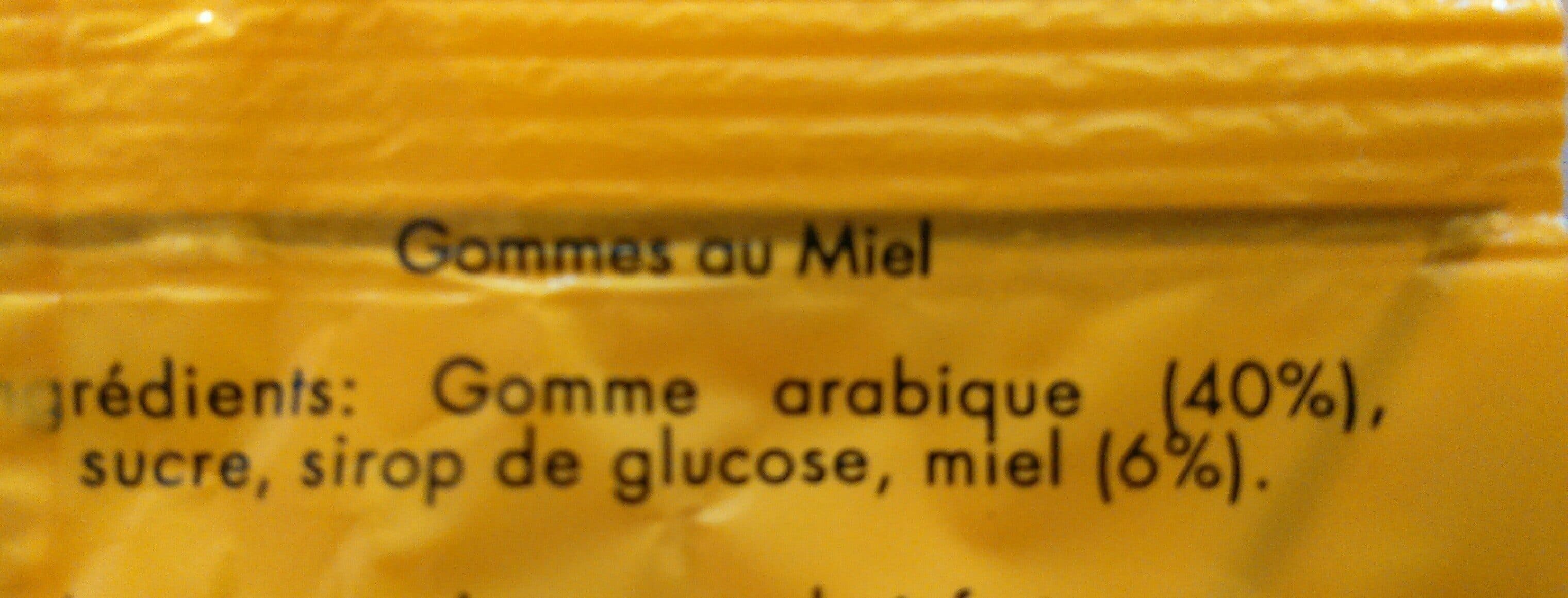 Open Food Facts Gommes au miel packshot