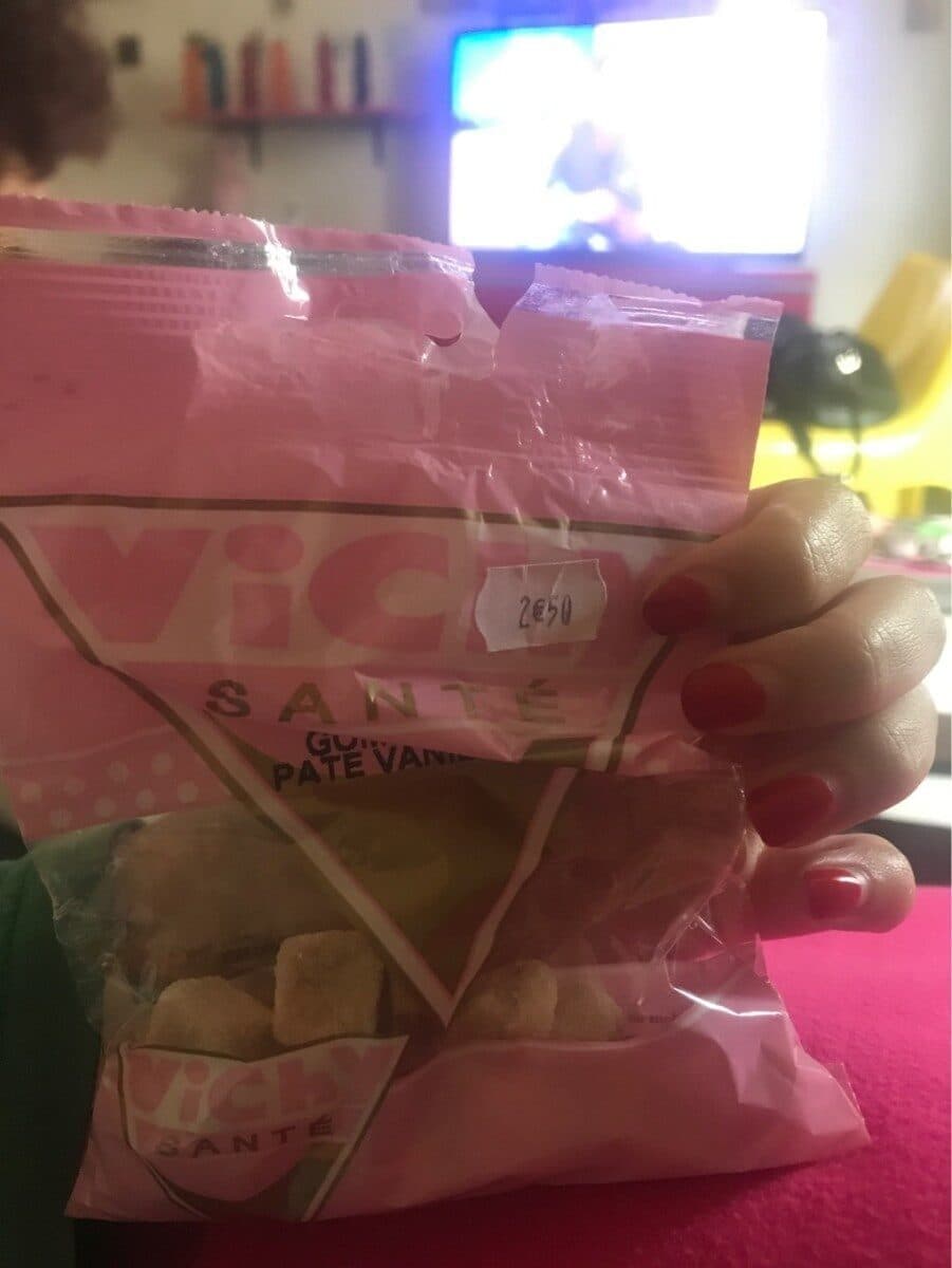 Open Food Facts Gomme pate vanille packshot