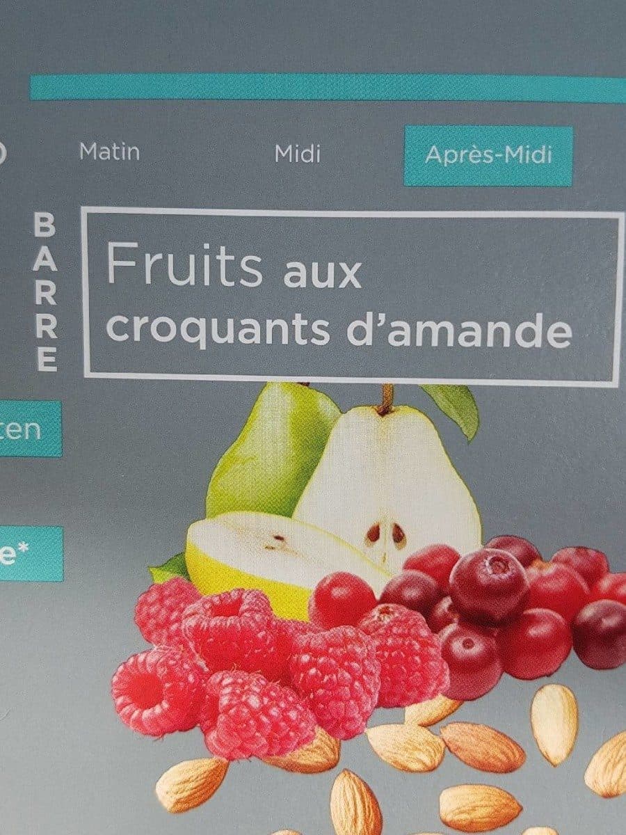 Open Food Facts Barres Fruits aux croquants d'amande packshot