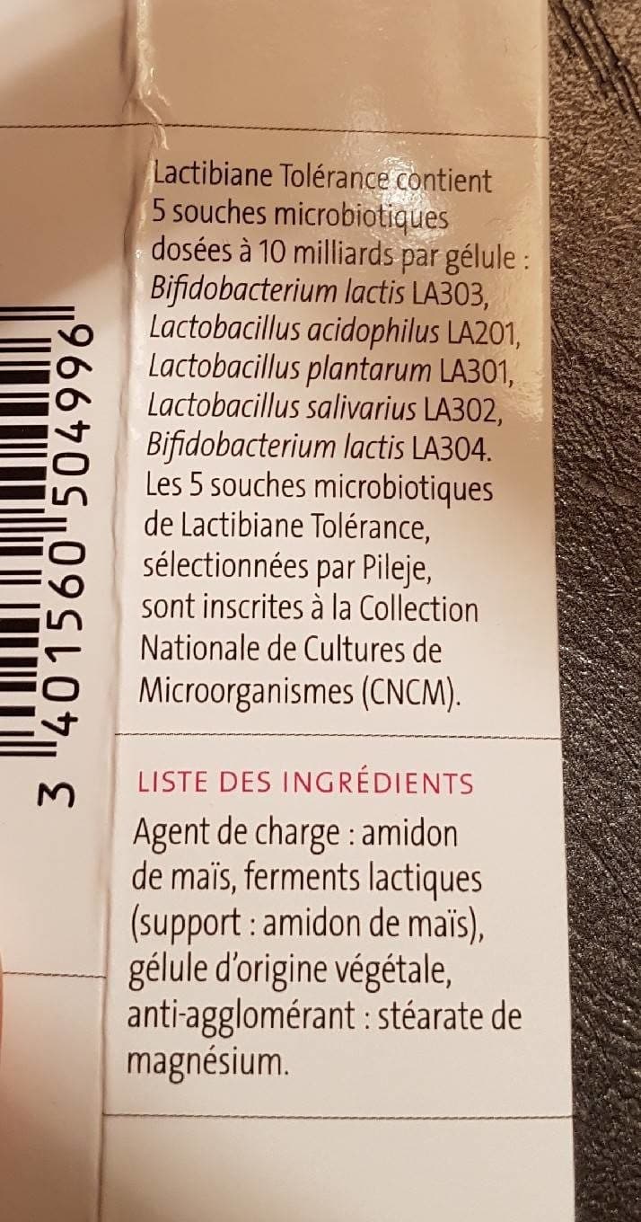Pileje Lactibiane tolerance packshot