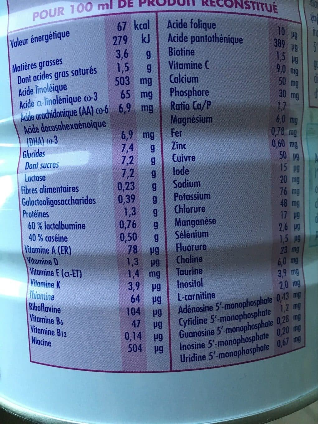 Nutriben Nutriben Lait 1er Age packshot