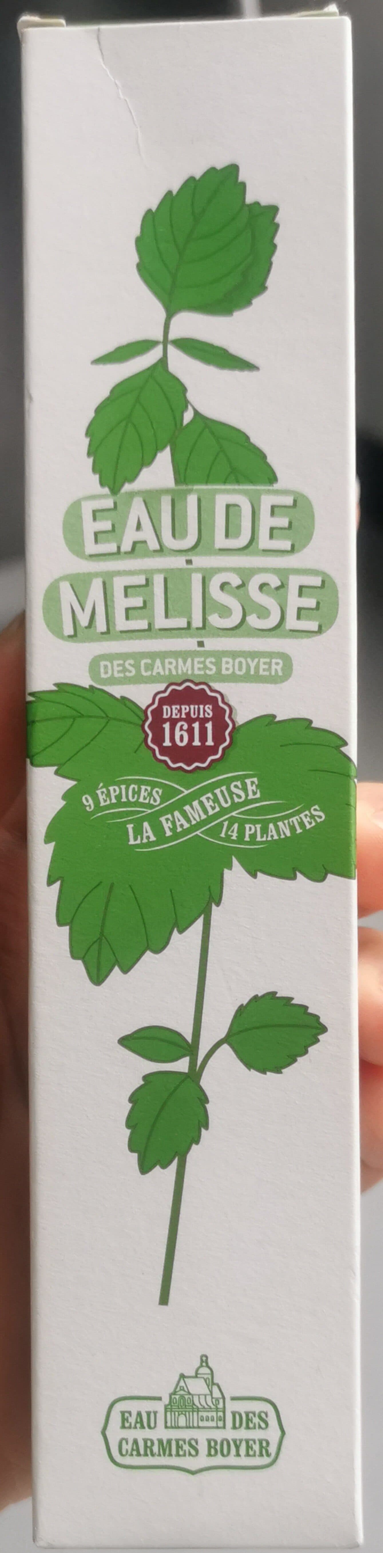 Eau de Carmes Eau de Melisse packshot