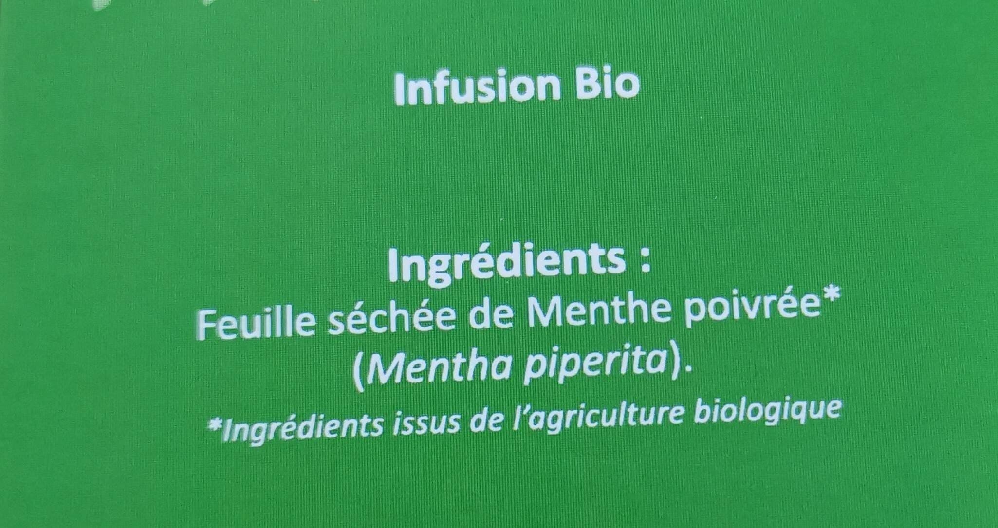 Open Food Facts Biotechnie Infusion Menthe Poivrée Bio - 20 Sachets packshot