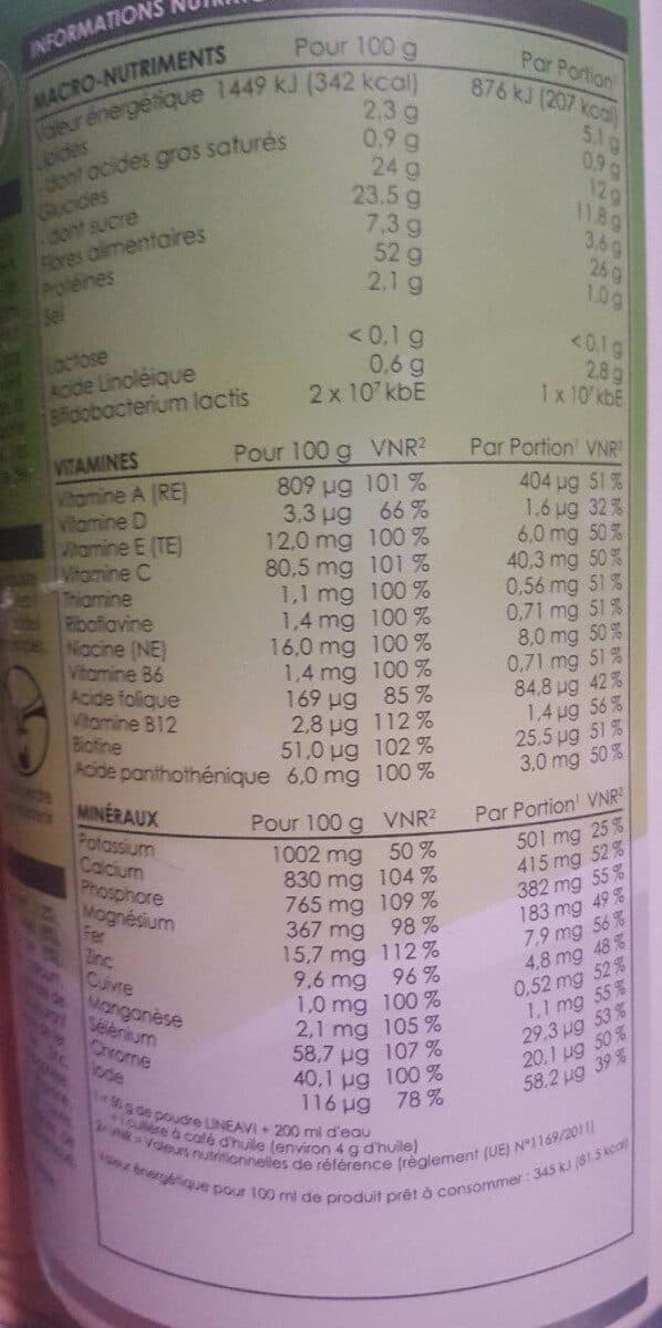Lineavi Lineavi Substitut De Repas packshot
