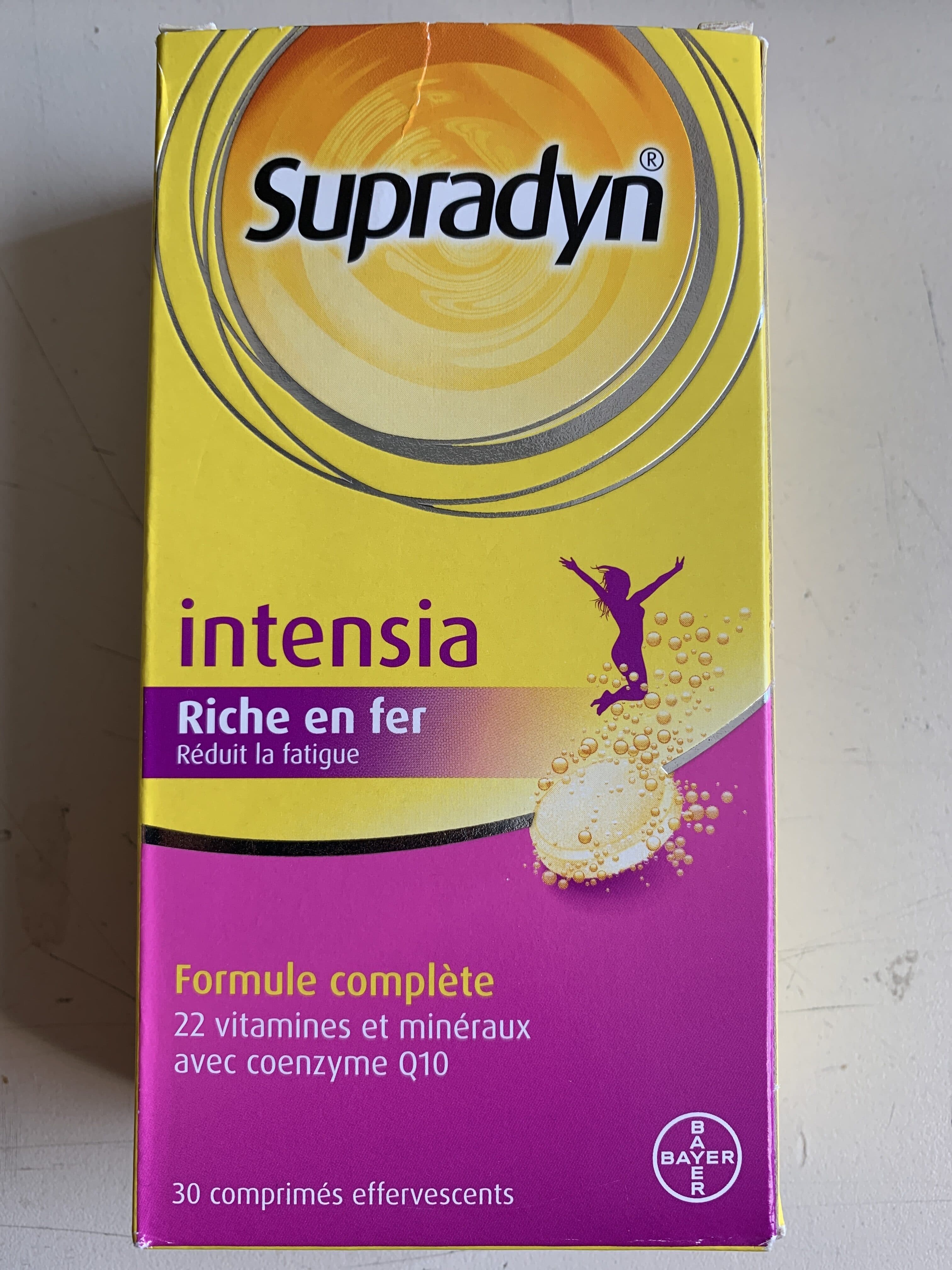Bayer Bayer Supradyn Intensia 30 Comprimés Effevescents packshot