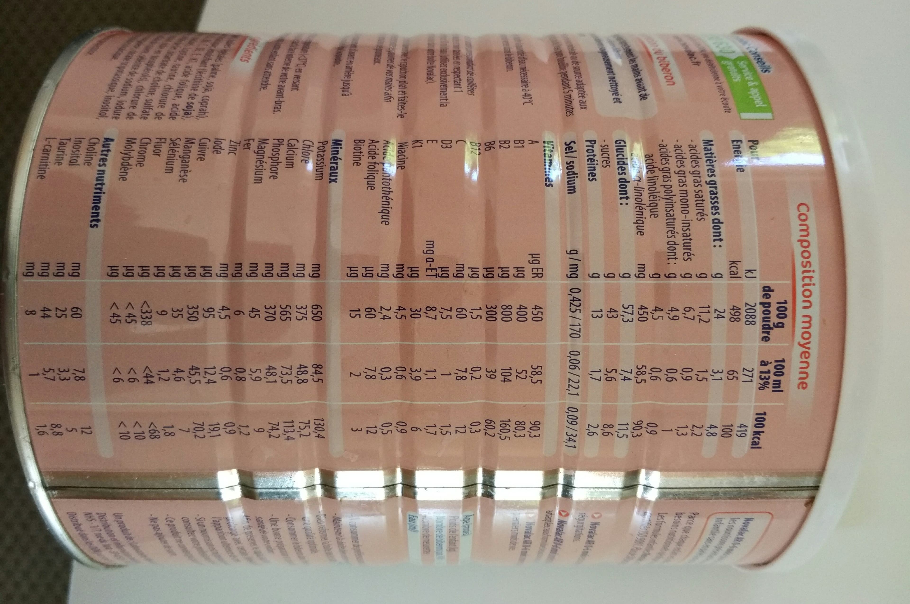 Danone Novalac AR 1er Âge packshot
