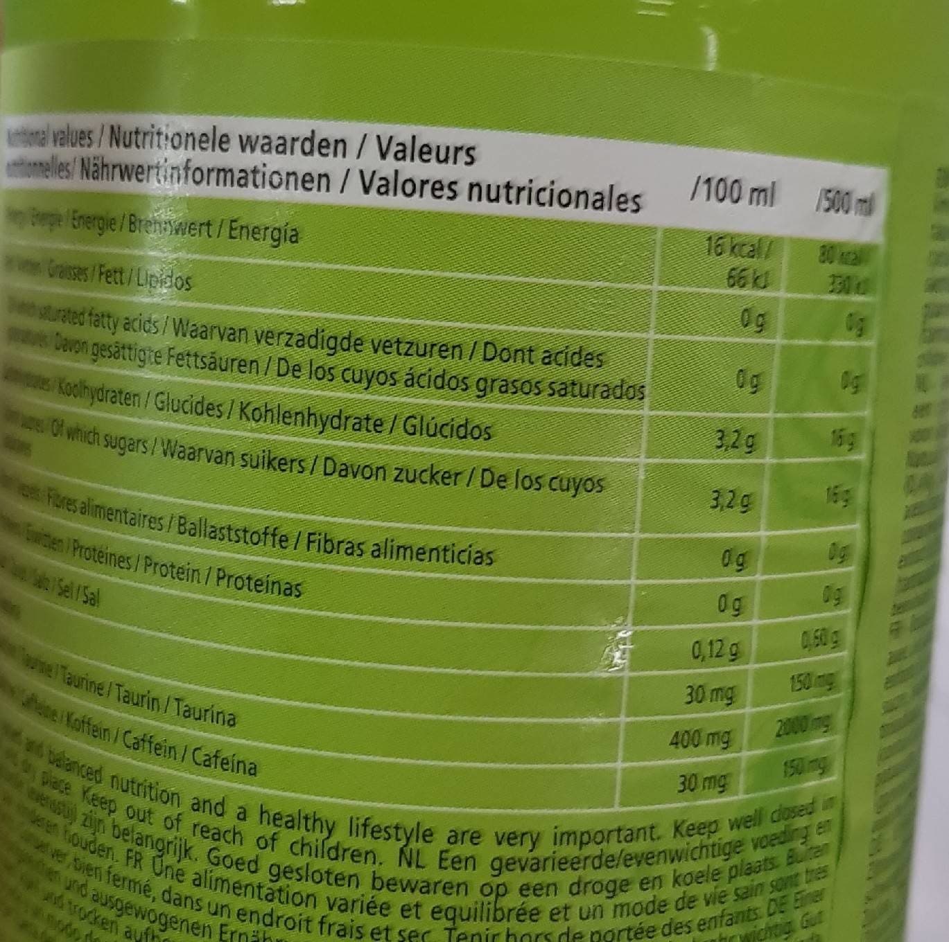performance sports nutrition P.E.P lemon packshot