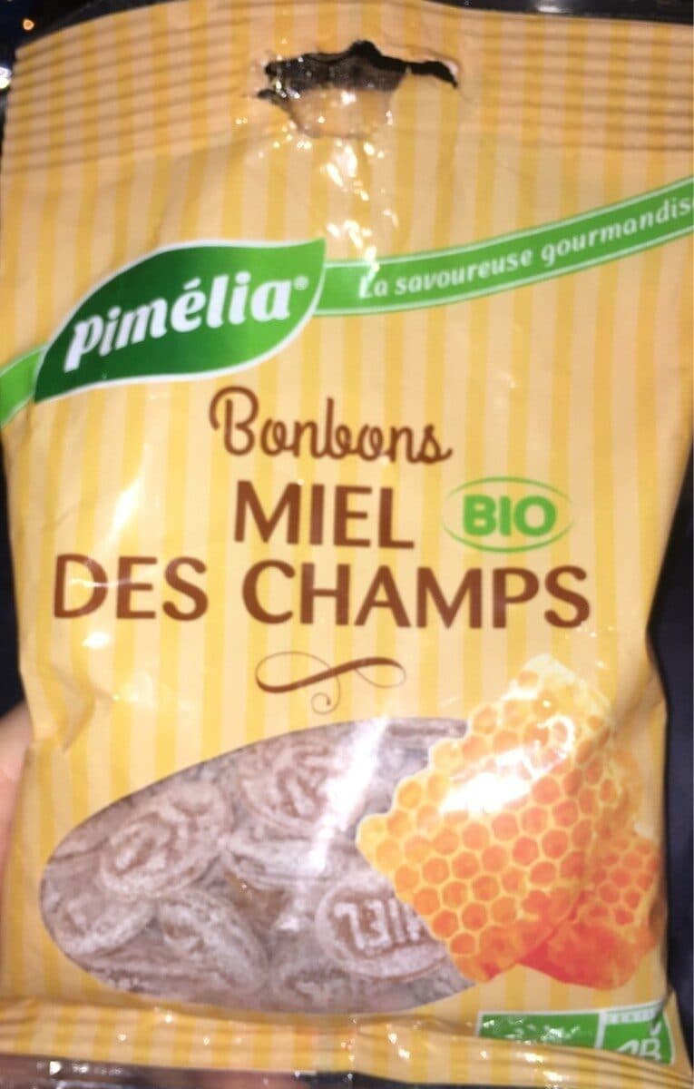 Open Food Facts Pimélia Bonbons Miel Des Champs Bio 100G packshot