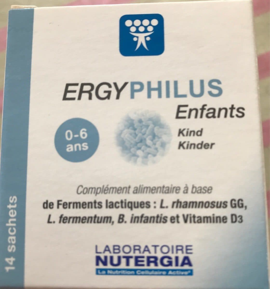 Nutergia Ergyphilus Enfants - 14 Sachets packshot