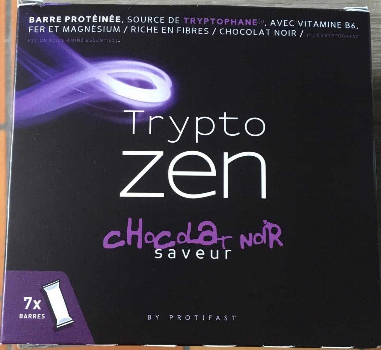 Tryptozen Protifast Tryptozen Chrono Barre Chocolat Noir 7 Barres packshot