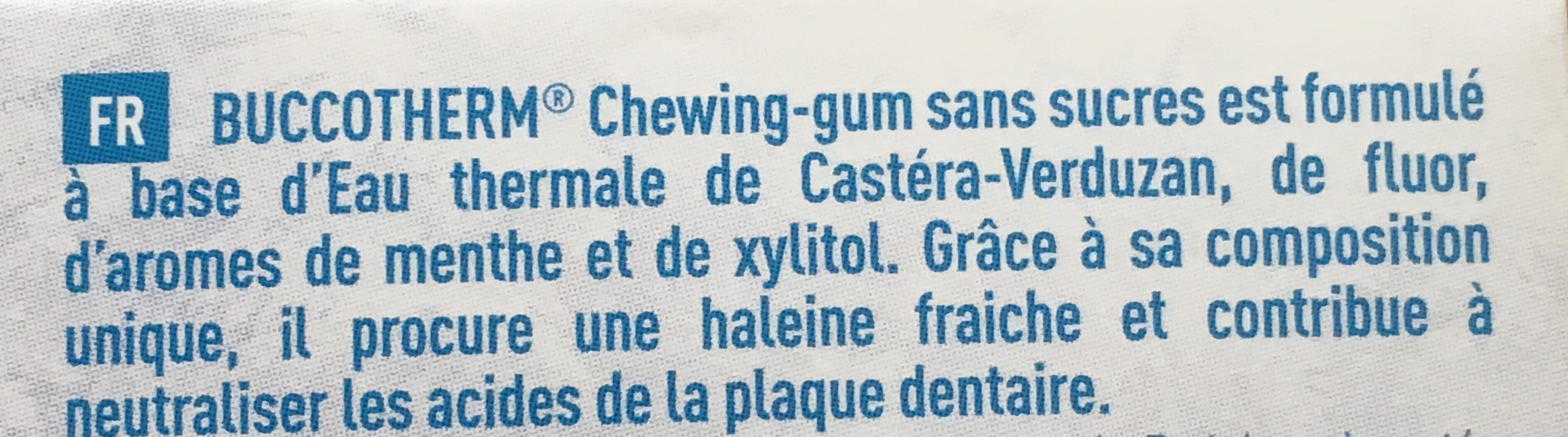 Buccotherm Chewing-gum à l'eau thermale packshot