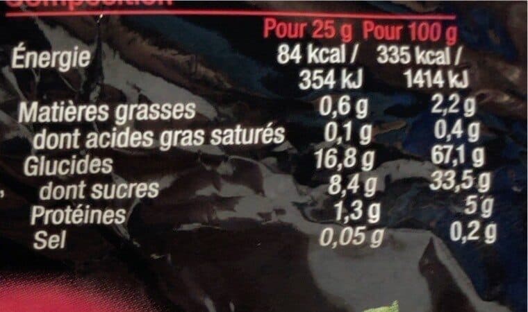 Open Food Facts Ergysport Effort Barre Abricot 25 Grammes Nutergia packshot