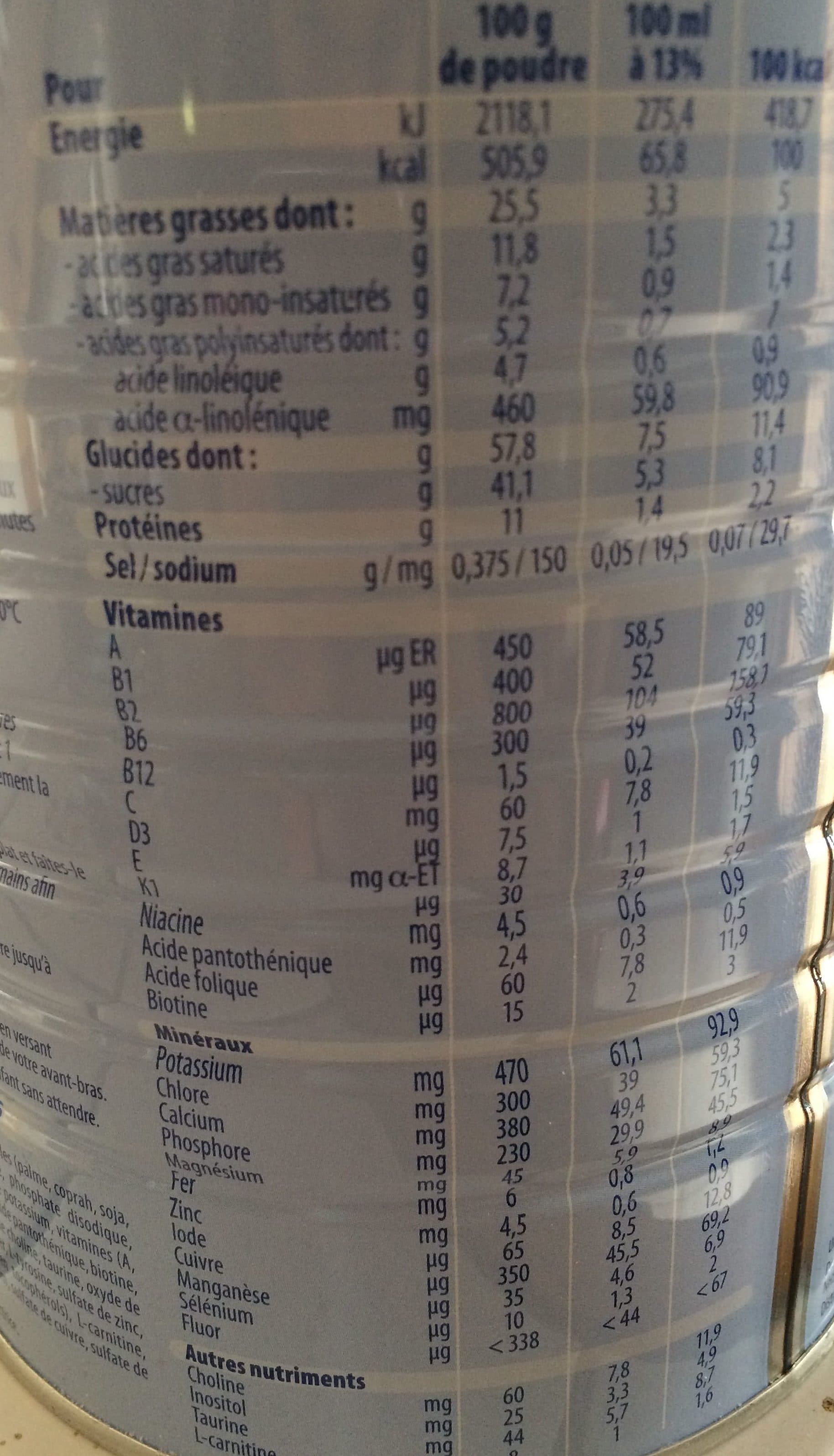 Novalac Novalac 1er age packshot