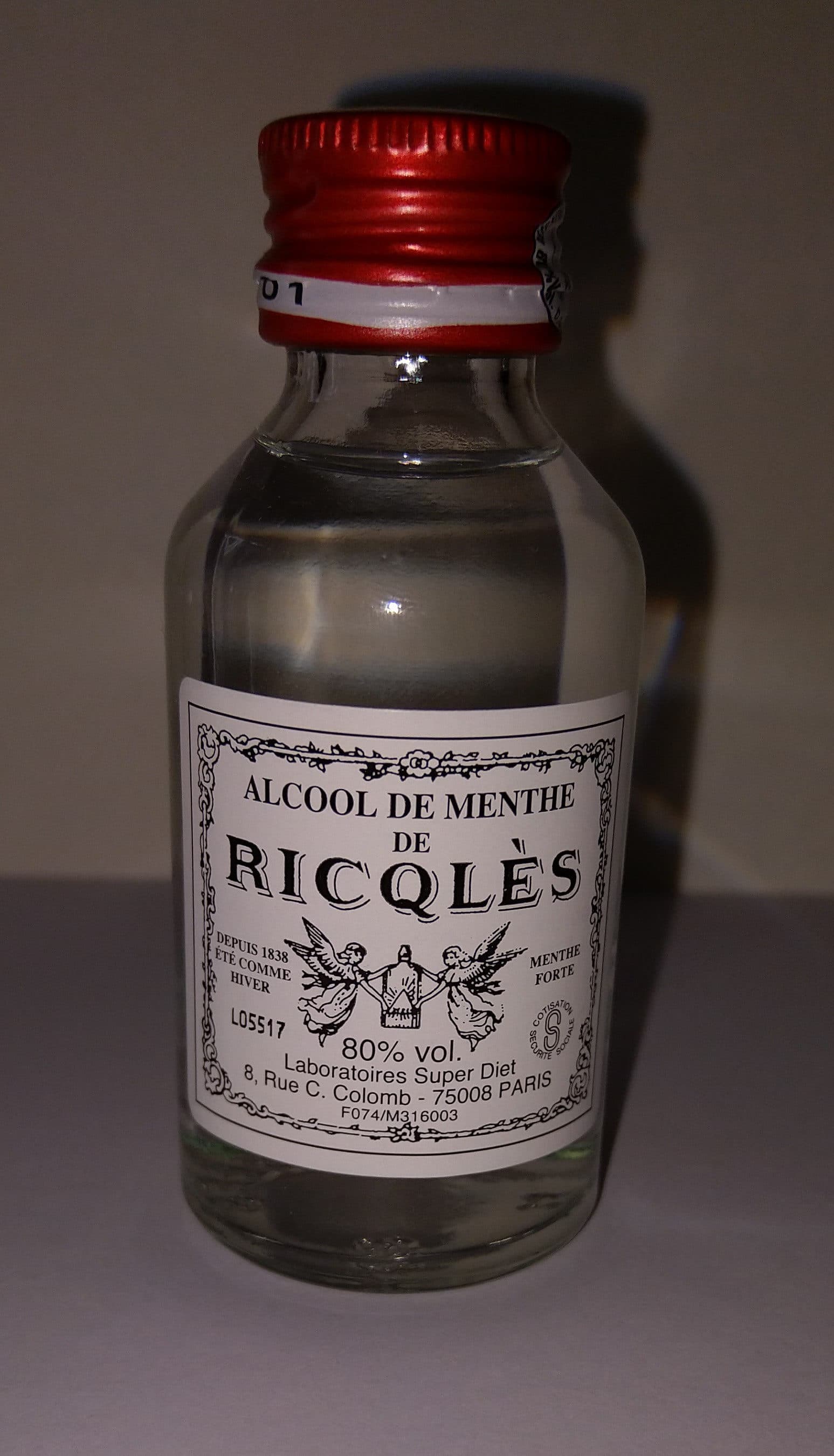 Ricqles Alcool de Menthe Ricqles packshot