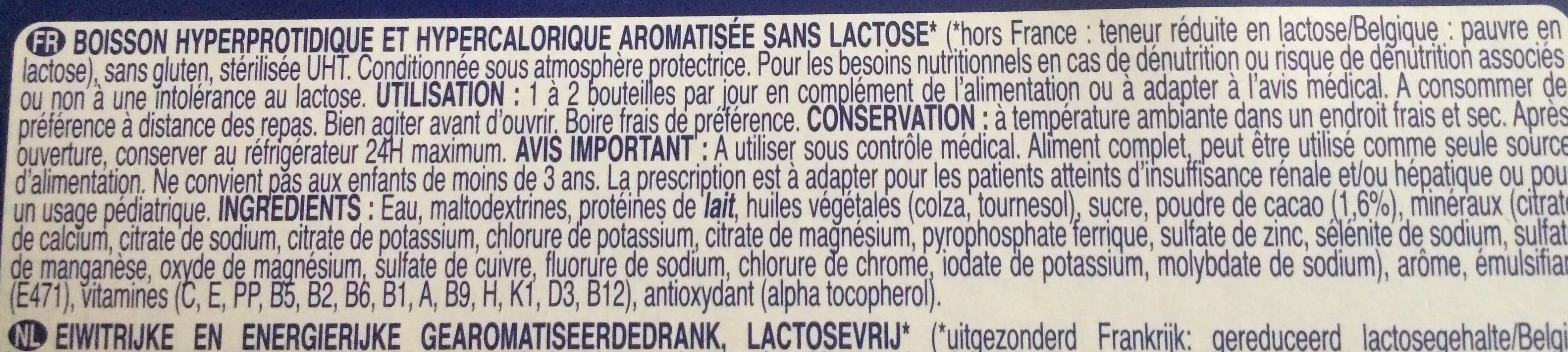 Open Food Facts Delical Effimax 2.0 Chocolat 4X200ML packshot