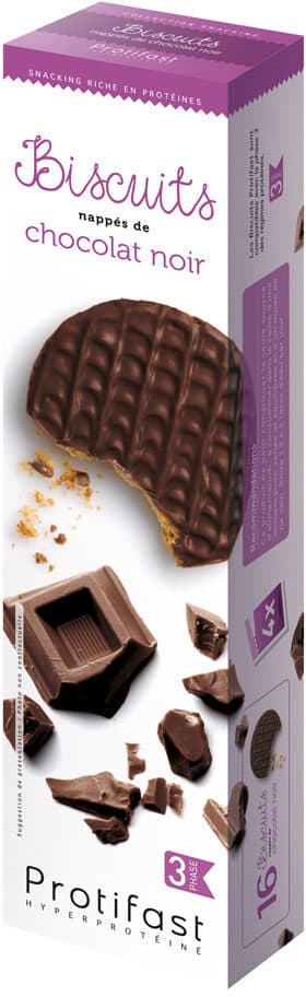 Protifast Protifast Biscuits Chocolat Noir - 16 Biscuits packshot