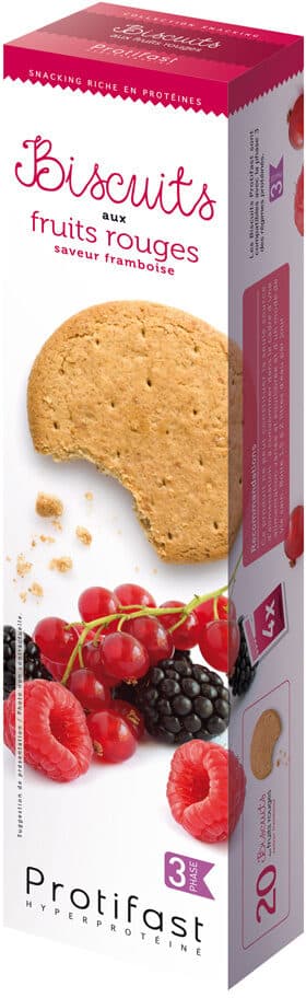 Protifast Protifast Biscuits fruits rouges (20 biscuits) packshot