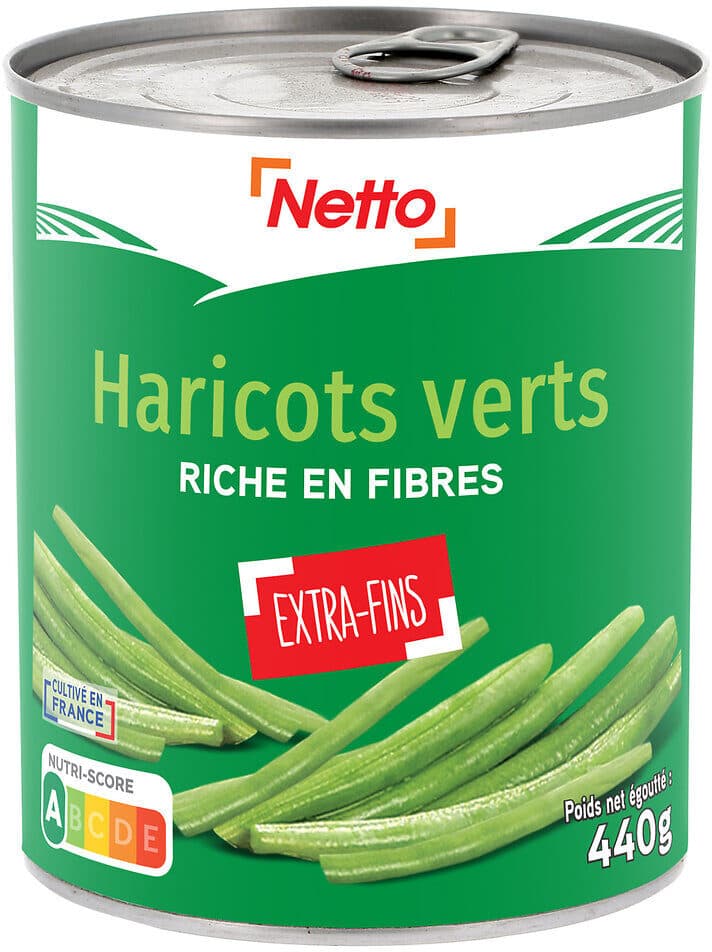 Netto Haricots verts extra fins - 4/4 packshot